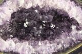 Purple Amethyst Geode - Uruguay #87450-1